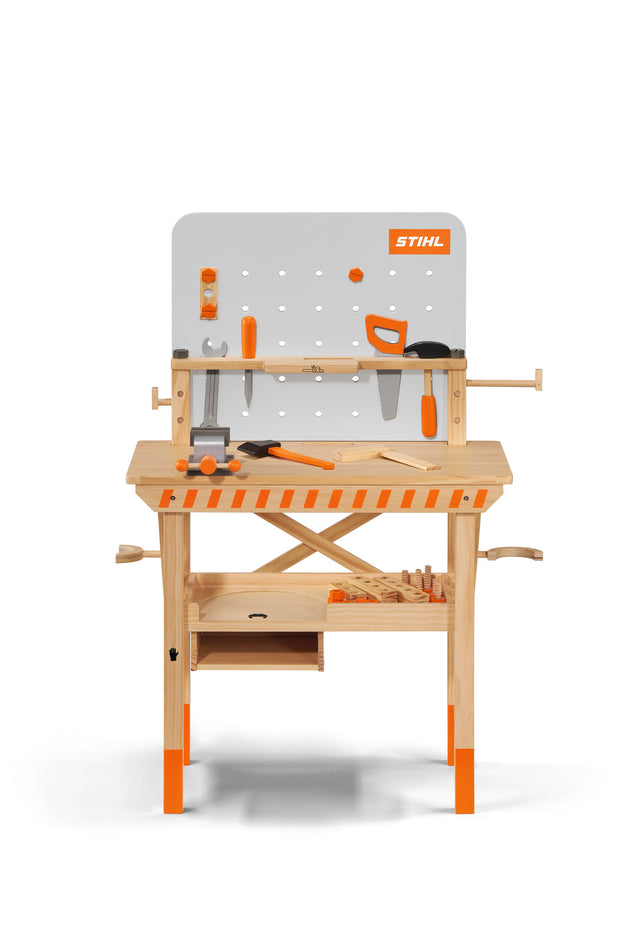 Établi et outils en bois pour enfant
