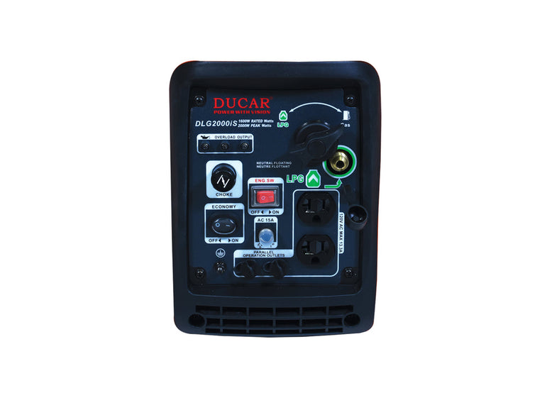 Génératrice silencieuse 2000W GPL/Essence - 3HP