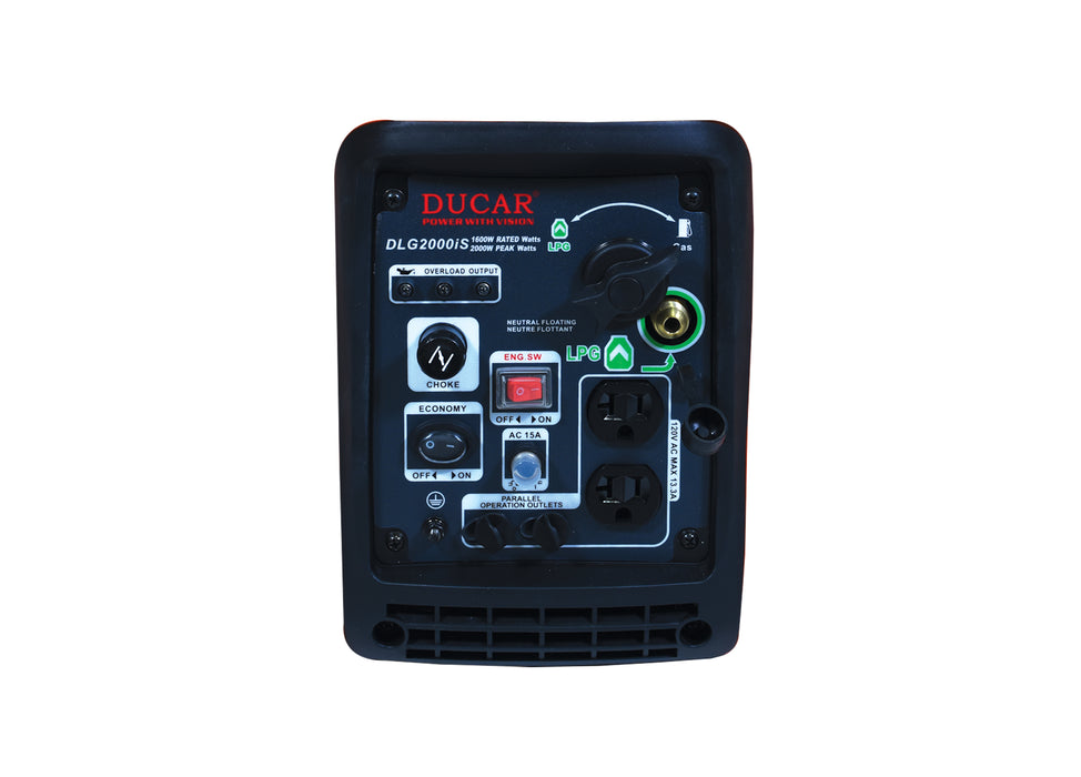 Génératrice silencieuse 2000W GPL/Essence - 3HP