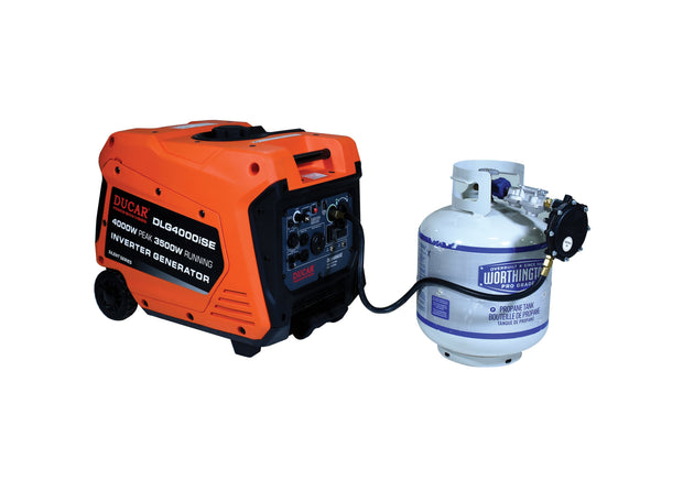 Génératrice silencieuse 4400W GPL/Essence - 7.5HP