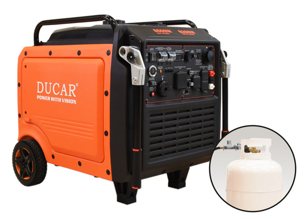 Génératrice silencieuse 8500W GPL/Essence - Démarreur à distance - 16HP
