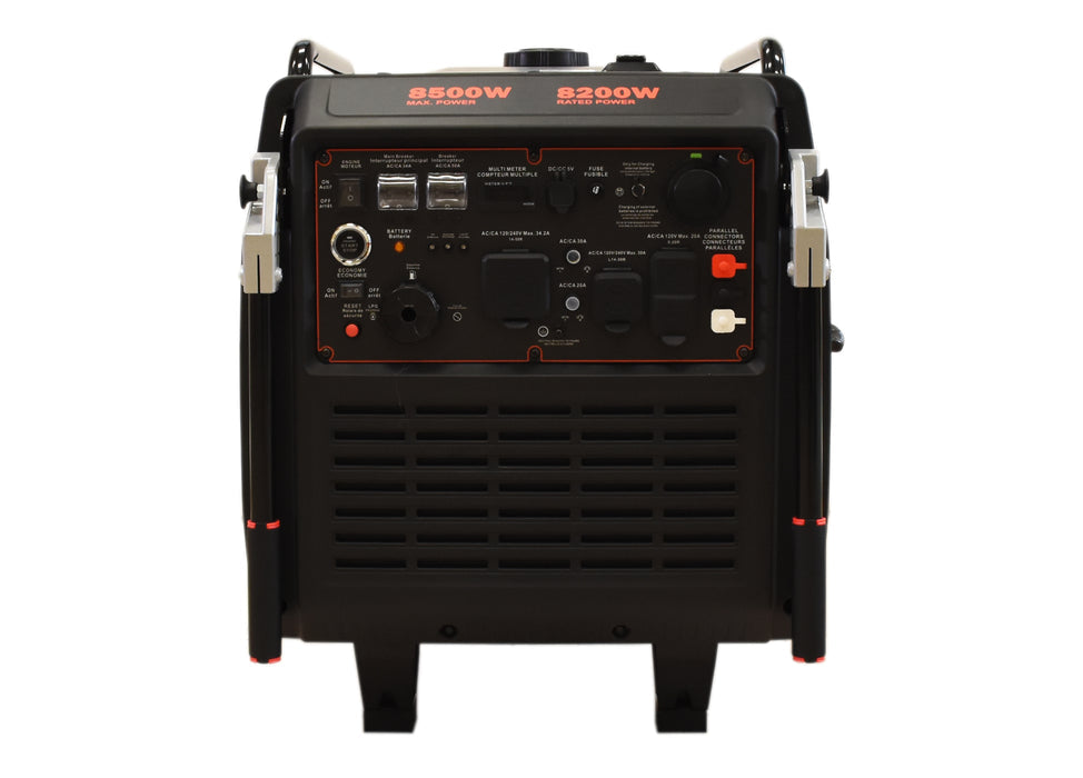 Génératrice silencieuse 8500W GPL/Essence - Démarreur à distance - 16HP